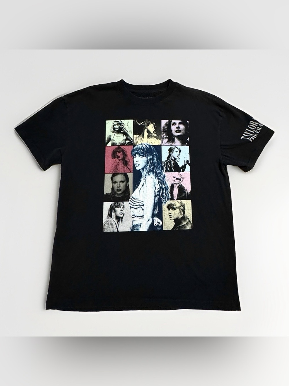 Taylor Swift The Eras Tour Black Concert T-Shirt Women’s Sz Xs 100% Cotton